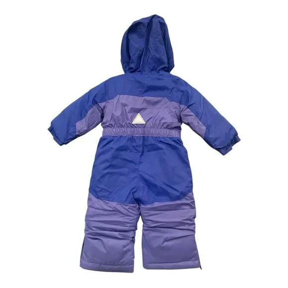 LL Bean Cold Buster Infant Snowsuit 12–18M Purple Blue NWT Thinsulate - Picture 2 of 7